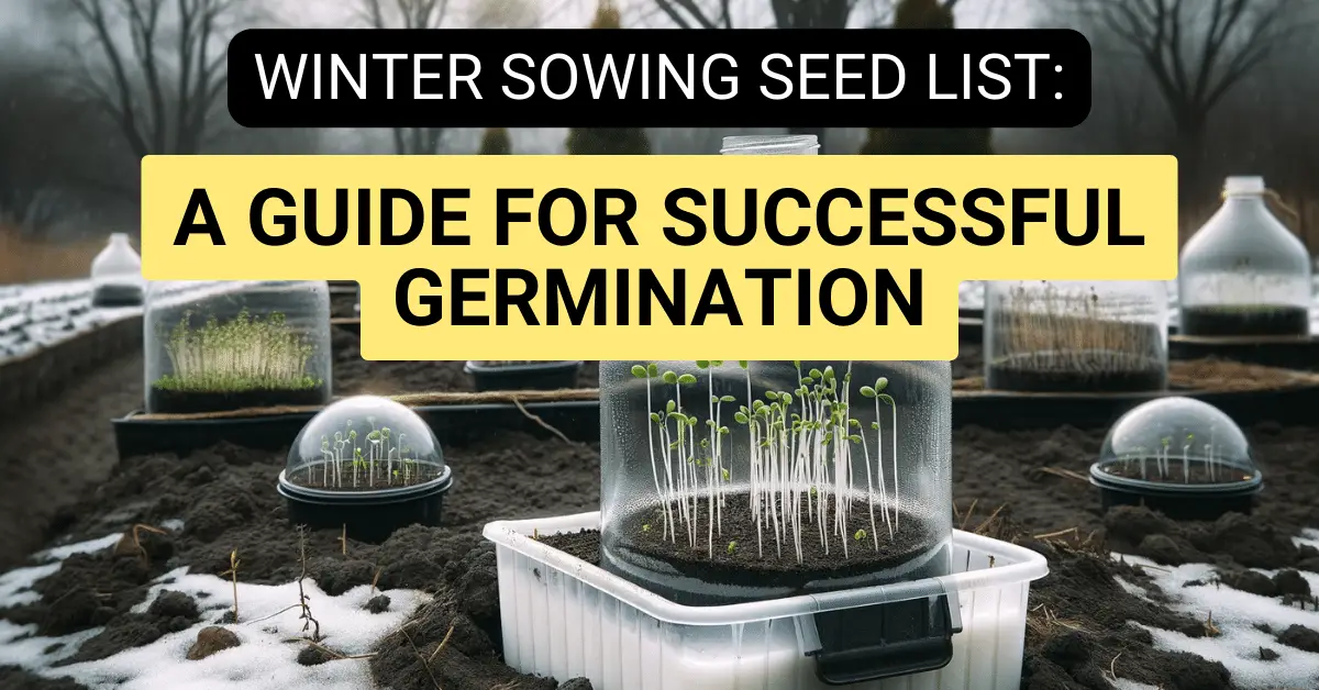 winter sowing seeds guide