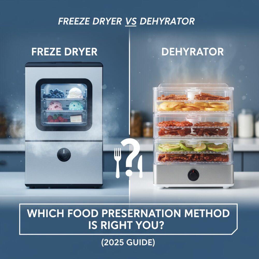 freeze dryer vs dehydrator for food preservation feature image
