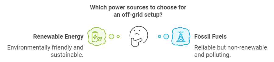 6 Off-Grid Living Essentials You Can't Afford to Ignore in 2025 2 off grid power sources overview
