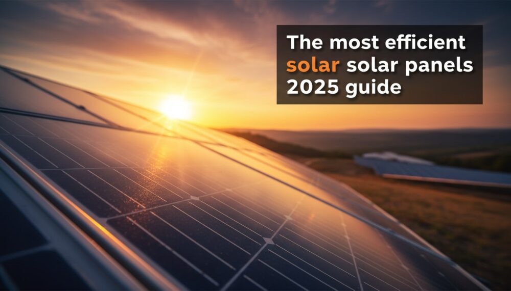 the Most Efficient Solar Panels: Power Up Your Knowledge! 1 efficient solar panels of 2025