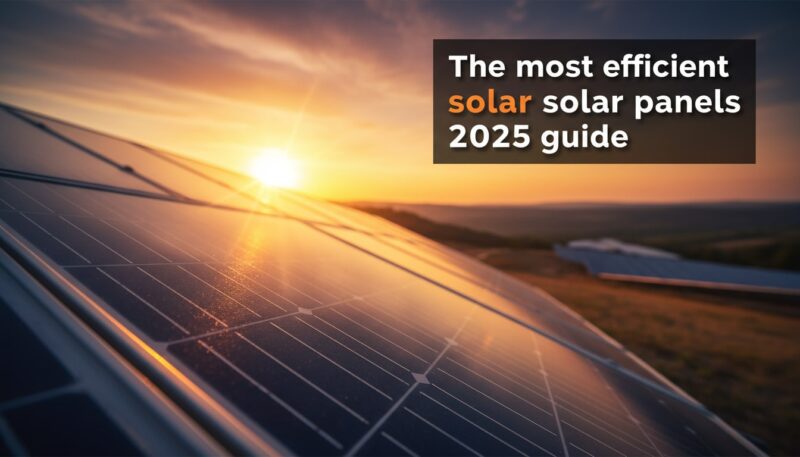 efficient solar panels of 2025
