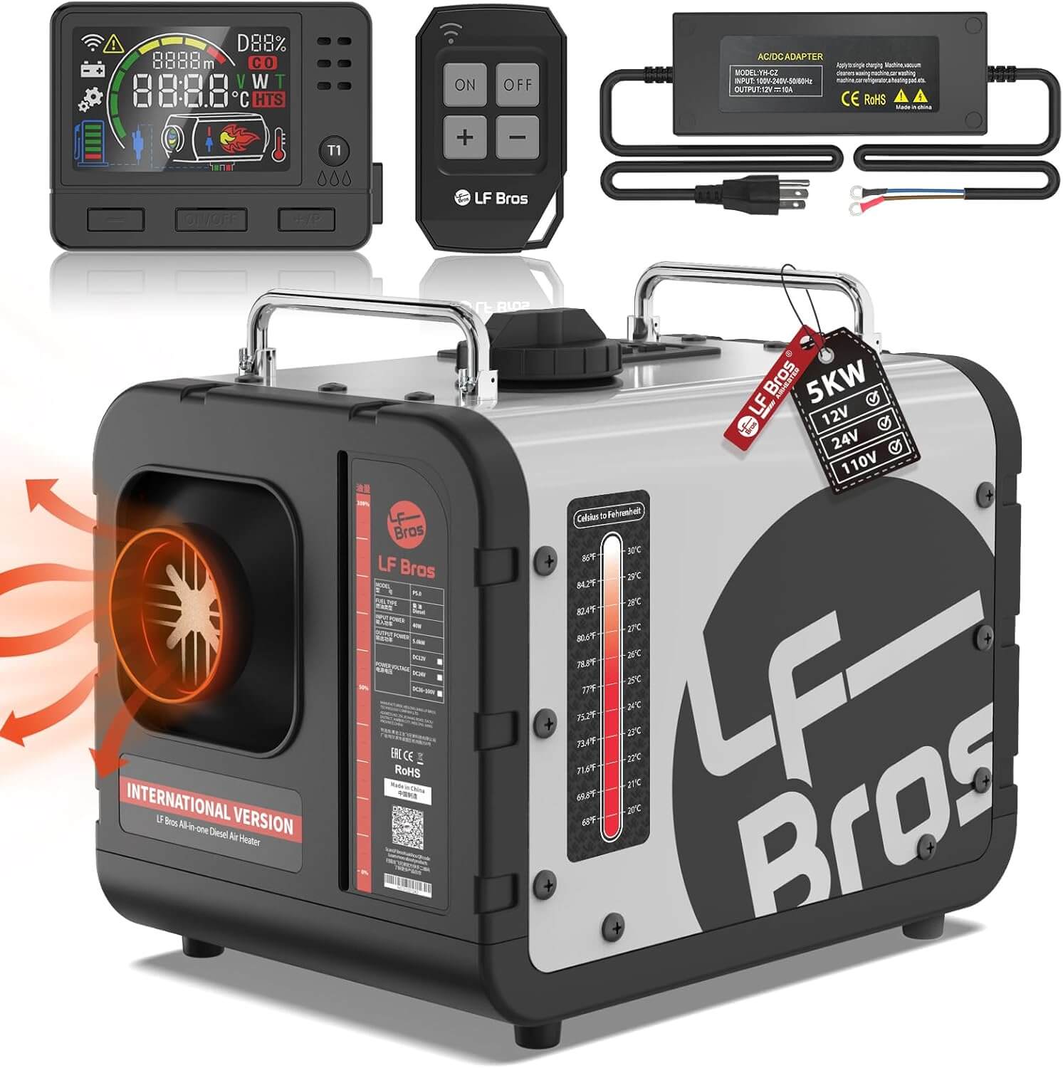 Review: 4 best Small Diesel Heaters for Your Garage 4 LF Bros diesel heater