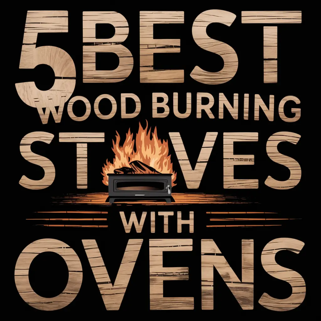 Image of 5 wood burning stoves with ovens text