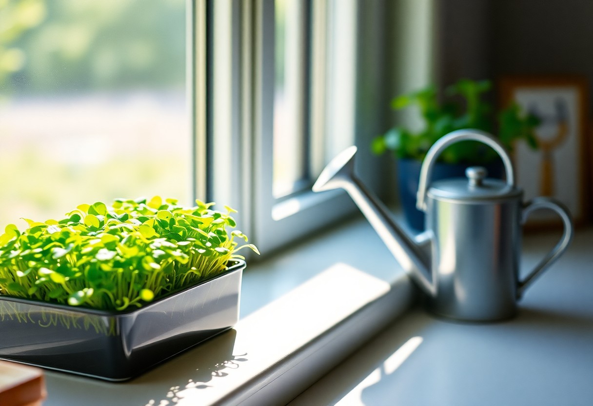 Pea Microgreens: Growing Sweet and Tender Greens at Home 1 growing sweet pea microgreens at home hwu