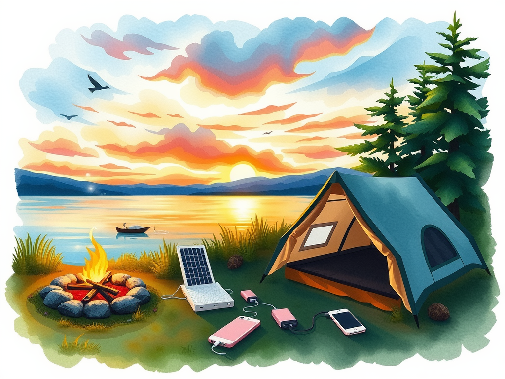 Solar Power Banks For Camping Adventures