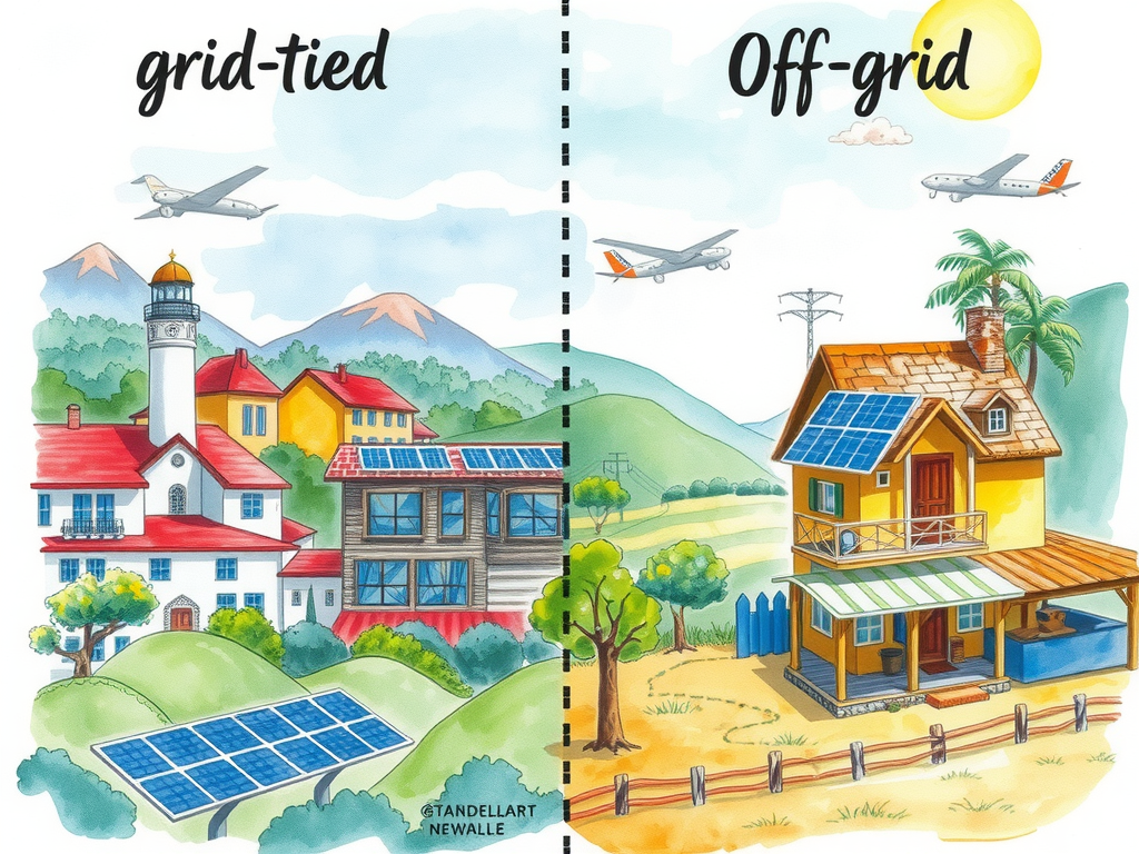 GridTied Vs OffGrid Solar Systems Explained