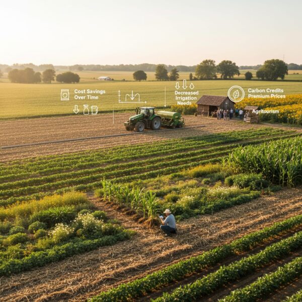 No-Till Gardening: Growing More with Less Work 4 no till farming economic benefits demonstration