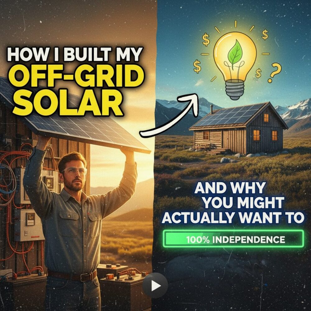 feature image of how I built my off-grid solar system